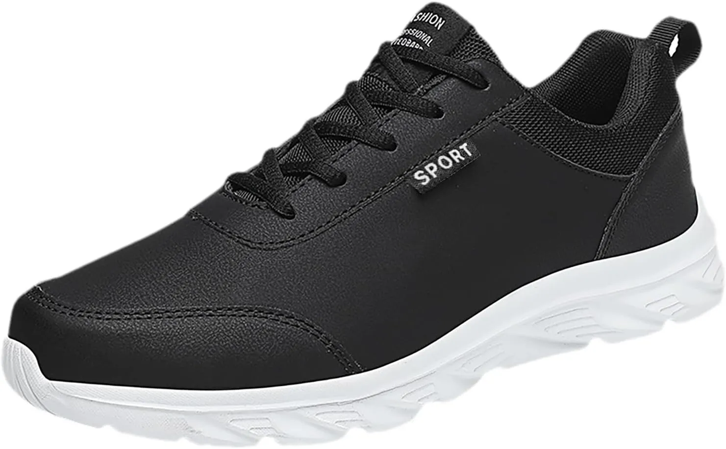 Men's Lace Up Memory Foam Sneakers Lightweight Breathable Walking Shoe Gym Tennis Men's Comfortable Dress Shoes
