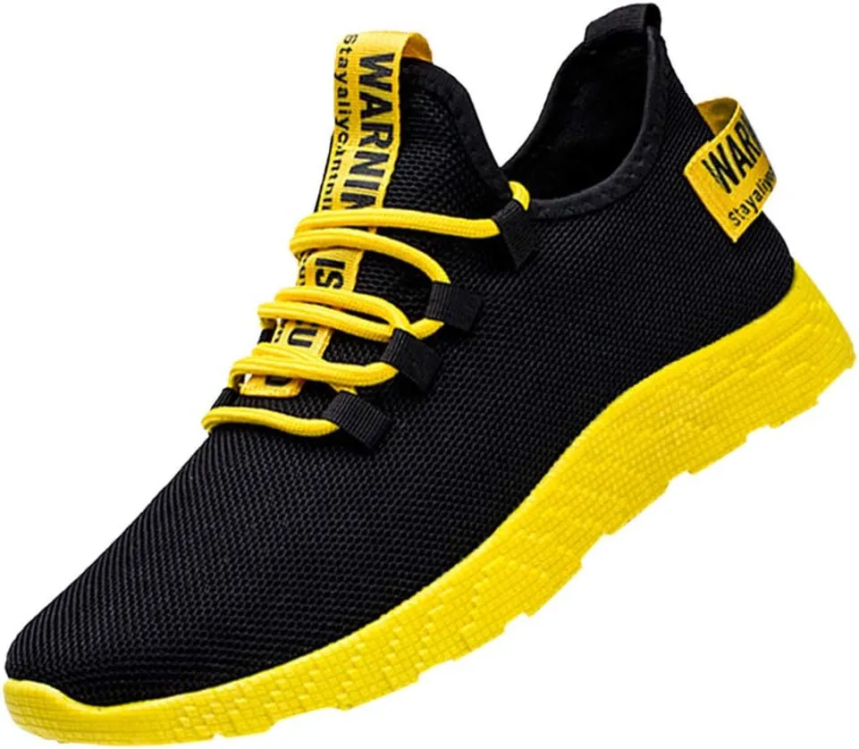 Men's Lightweight Non Slip Barefoot Shoes Casual Sneaker Mesh Breathable Walking Shoe Athletic Fashion Sneakers