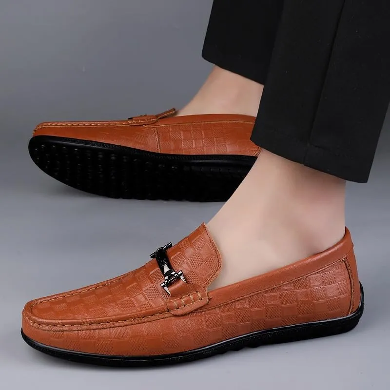 Men's Modern Classic Slip On Oxfords Shoes Mens Patent Leather Wingtip Brogue Dress Shoes