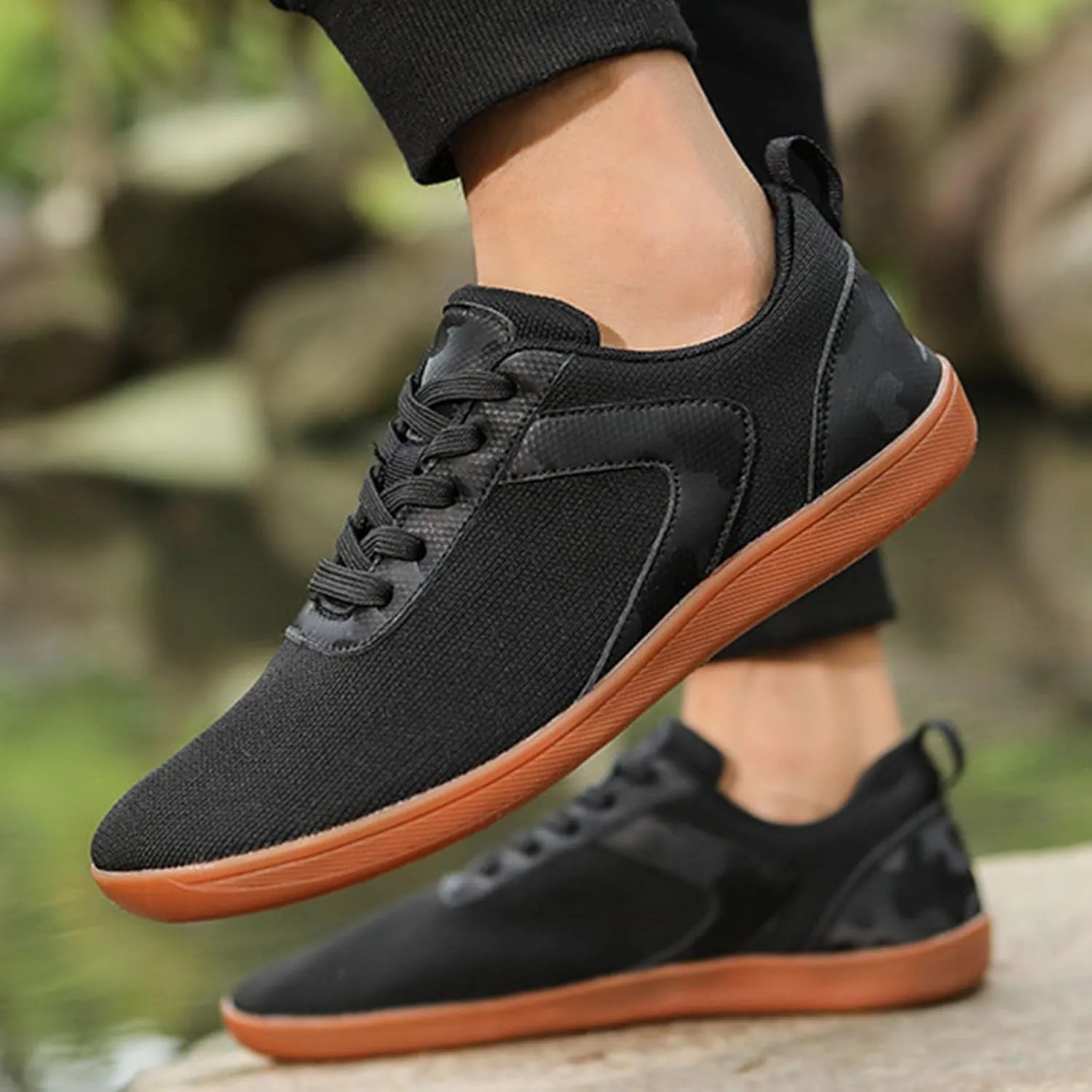 Men's Orthopedic Comfortable Lace Up Shoes Comfortable Breathable Lightweight Tennis Shoe Men's Recovery Shoes