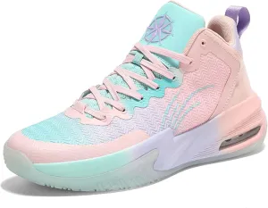 Men's Professional Basketball Shoes Indoor and Outdoor Non-Slip Cushioning Match Training Shoes Teenagers Breathable Running Shoes Women's Fashion Tennis Sneakers