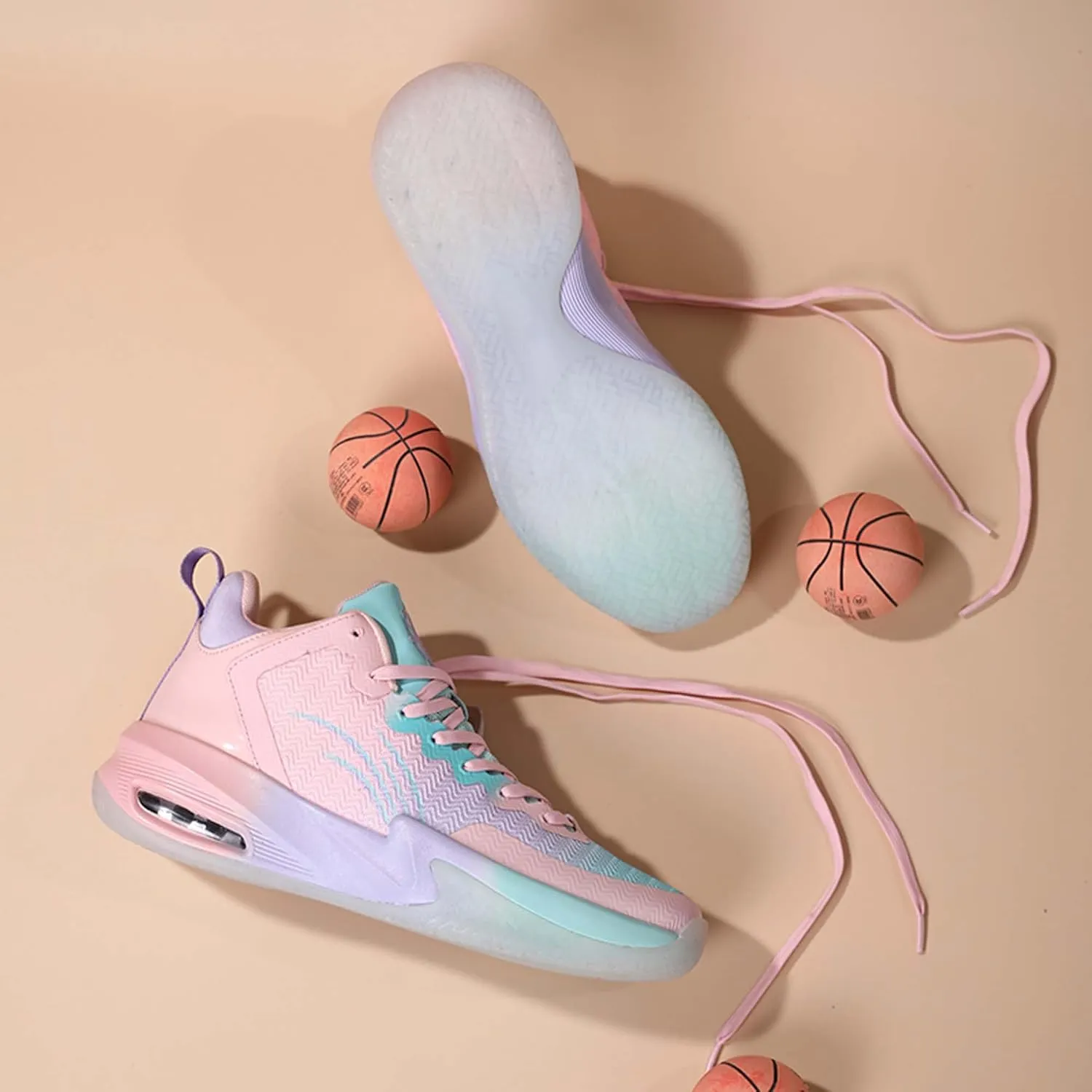 Men's Professional Basketball Shoes Indoor and Outdoor Non-Slip Cushioning Match Training Shoes Teenagers Breathable Running Shoes Women's Fashion Tennis Sneakers