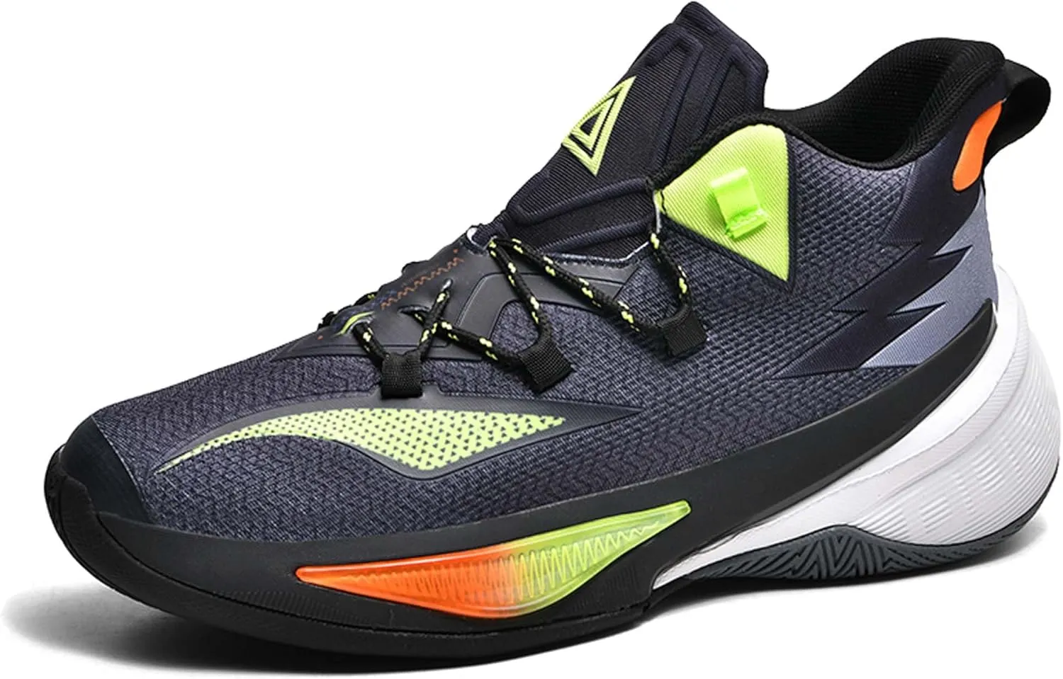 Men's Professional Match Basketball Shoes Street Combat Basketball Sneakers Women's Non-Slip Breathable Casual Sneakers Arch Support Walking Shoes