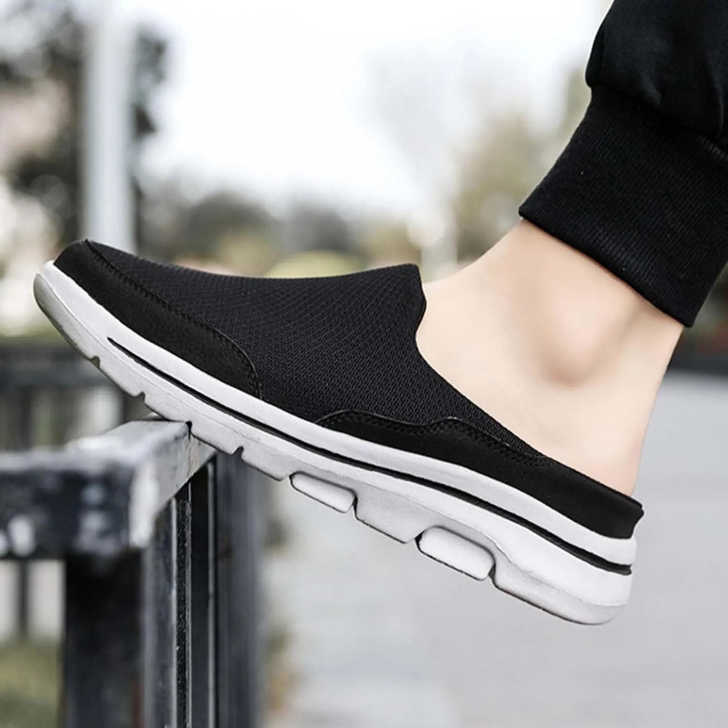 Men's Reathable Stretch Canvas Shoes Lightweight Breathable Walking Shoe Gym Tennis Business Formal Dress Shoes