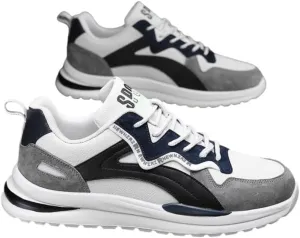 Men's Retro Street Style Low-Top Skate Shoes - Comfortable, Non-Slip, Durable Lace-Up Sneakers in Striped & Solid Colors for Casual, Running & Outdoor Activities - All-Season Wear