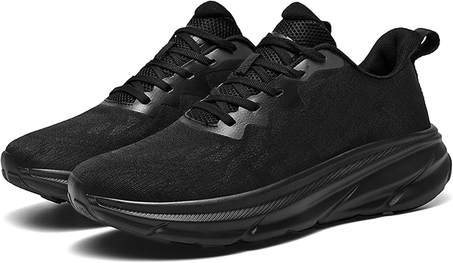 Men's Running Sneakers Shoes Comfortable Platform Cushioned Mens Road Running Shoes Ultra Light Breathable 2025 Casual Walking Tennis Jogging Athletic Trainers