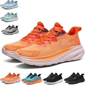 Men's Running Sneakers Shoes Comfortable Platform Cushioned Mens Road Running Shoes Ultra Light Breathable 2025 Casual Walking Tennis Jogging Athletic Trainers
