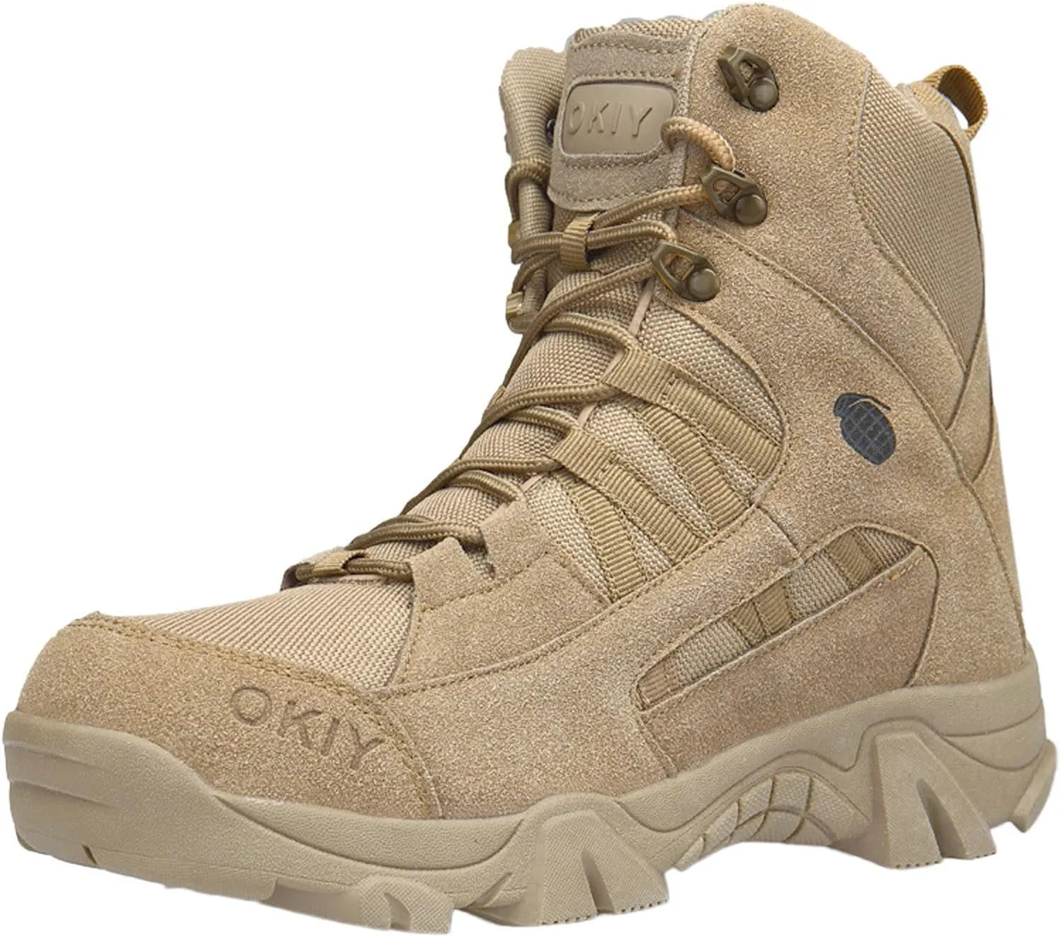 Men's Shoes High Top Lace Up Casual Shoes Outdoor Climbing Desert Boots Short Mens Low Cut Boots Casual Sneaker