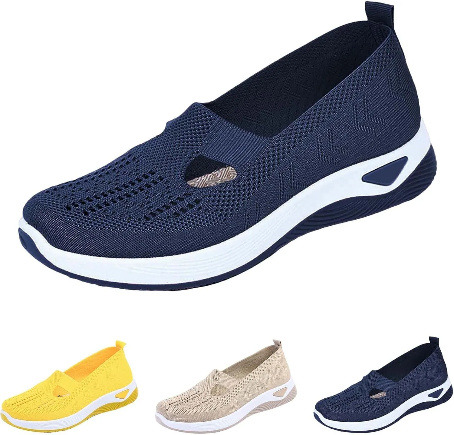 Mens Shoes Slip On Women's Sneakers Mens Loafers Casual Slip On Lightweight Cute Round Toe Christmas Running Shoes Women Loafers for Women Casual