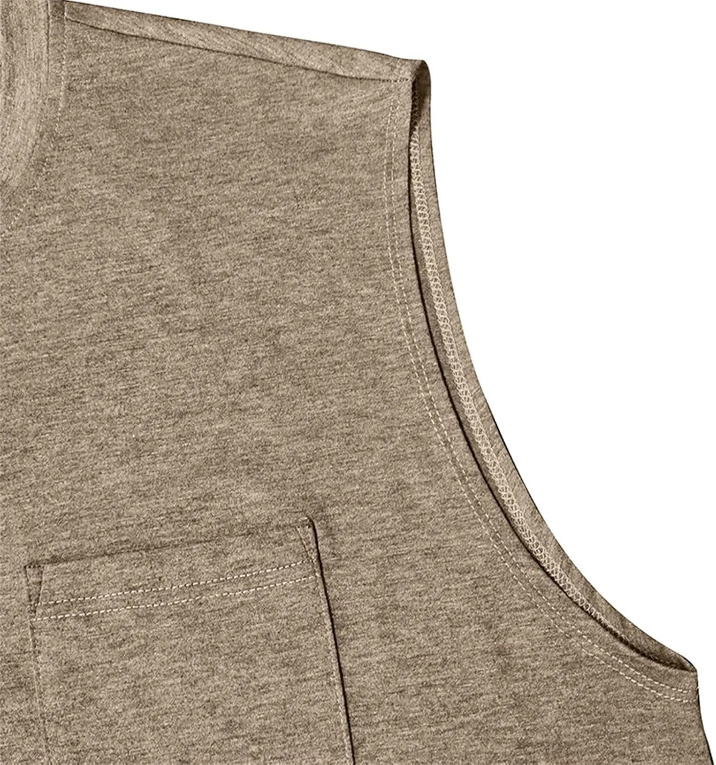 Mens Slim Fit Muscle Tank Tops Sleeveless Round Neck Workout Gym Big and Tall Button up Henley Shirt Casual Basic