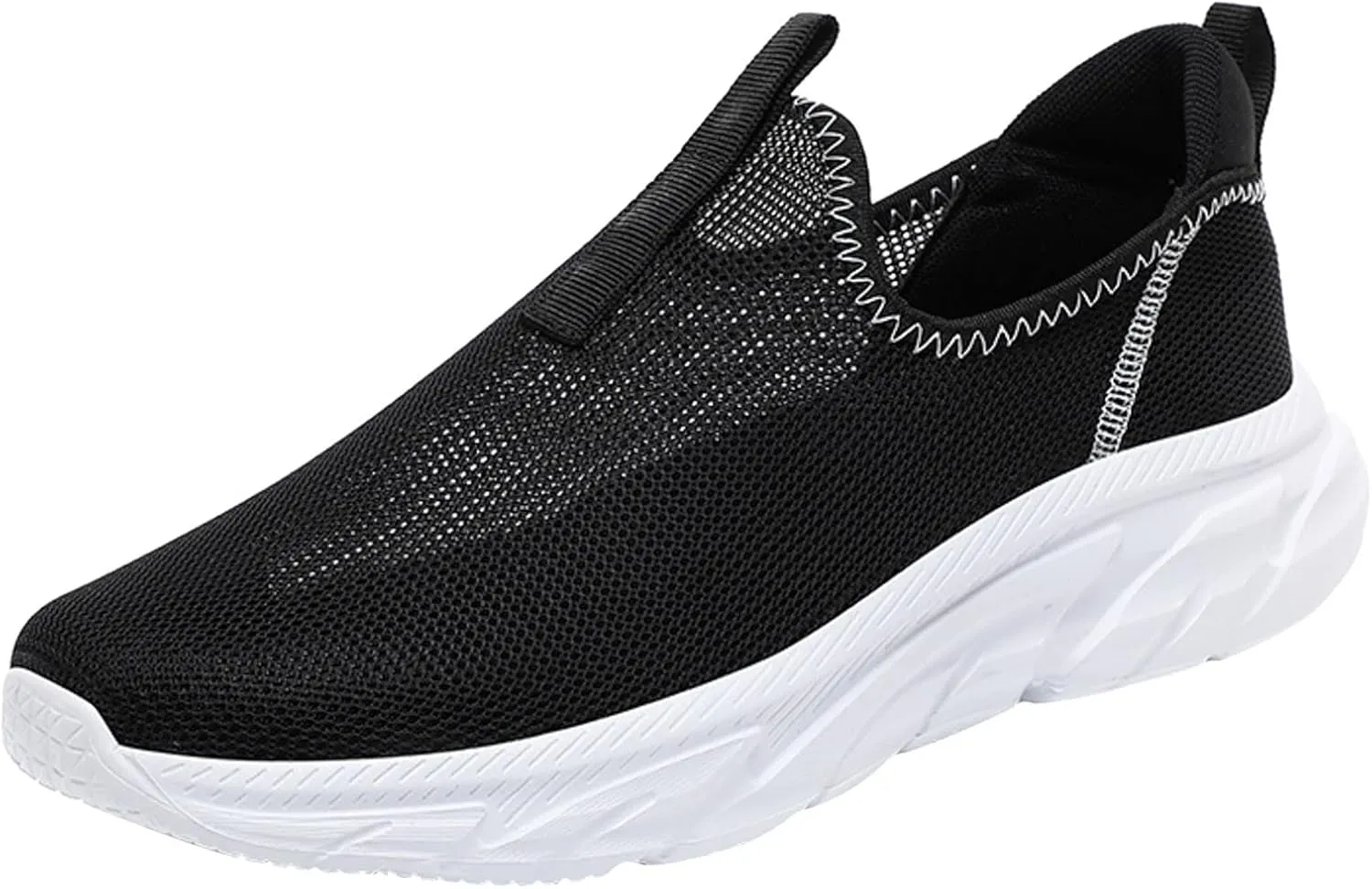 Mens Slip On Men Sports Shoes Fashionable Simple and Solid Color The New Pattern Summer Hollow Mesh Breathable