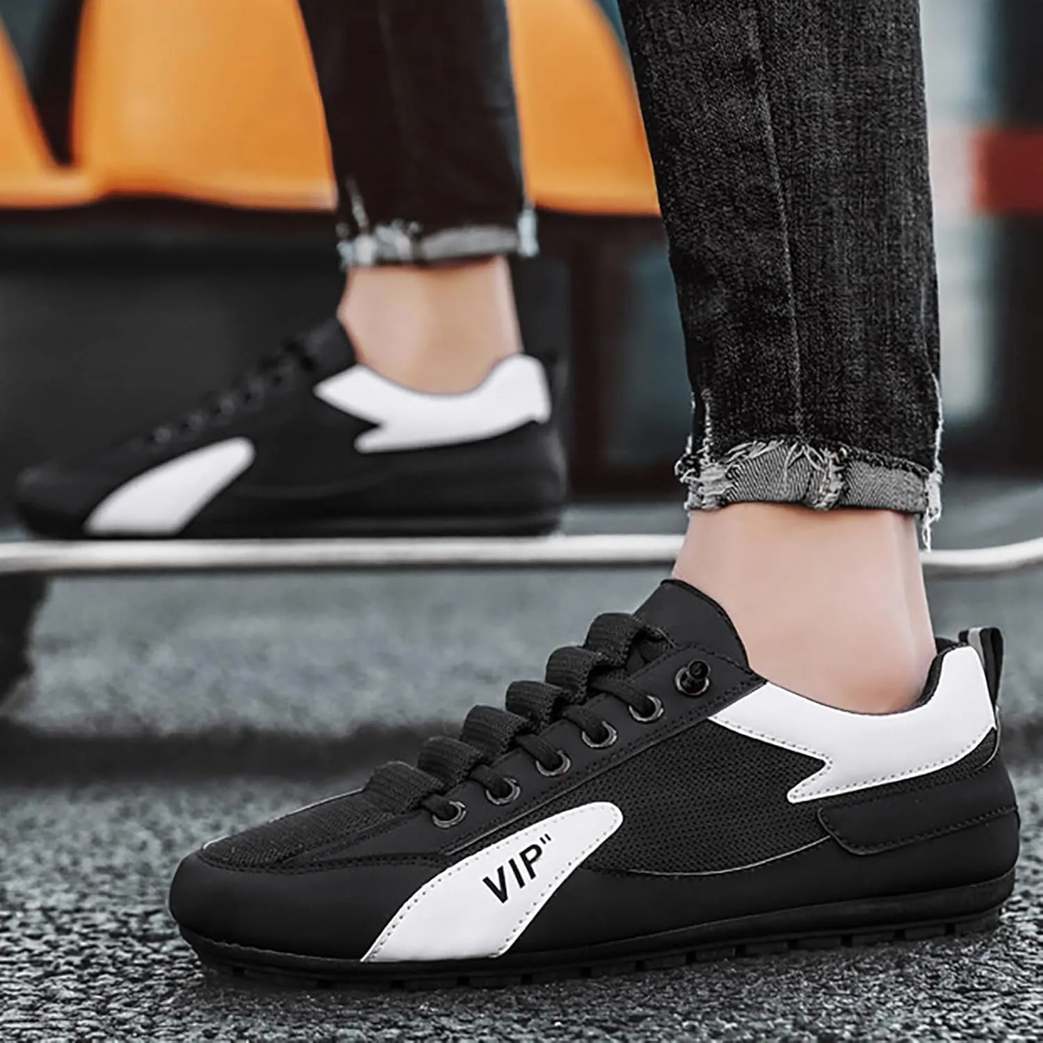 Mens Slip on Shoes Men's Fashion Sneakers Slip on Shoe for Men Tennis Shoe for Men Casual Comfortable Sneaker
