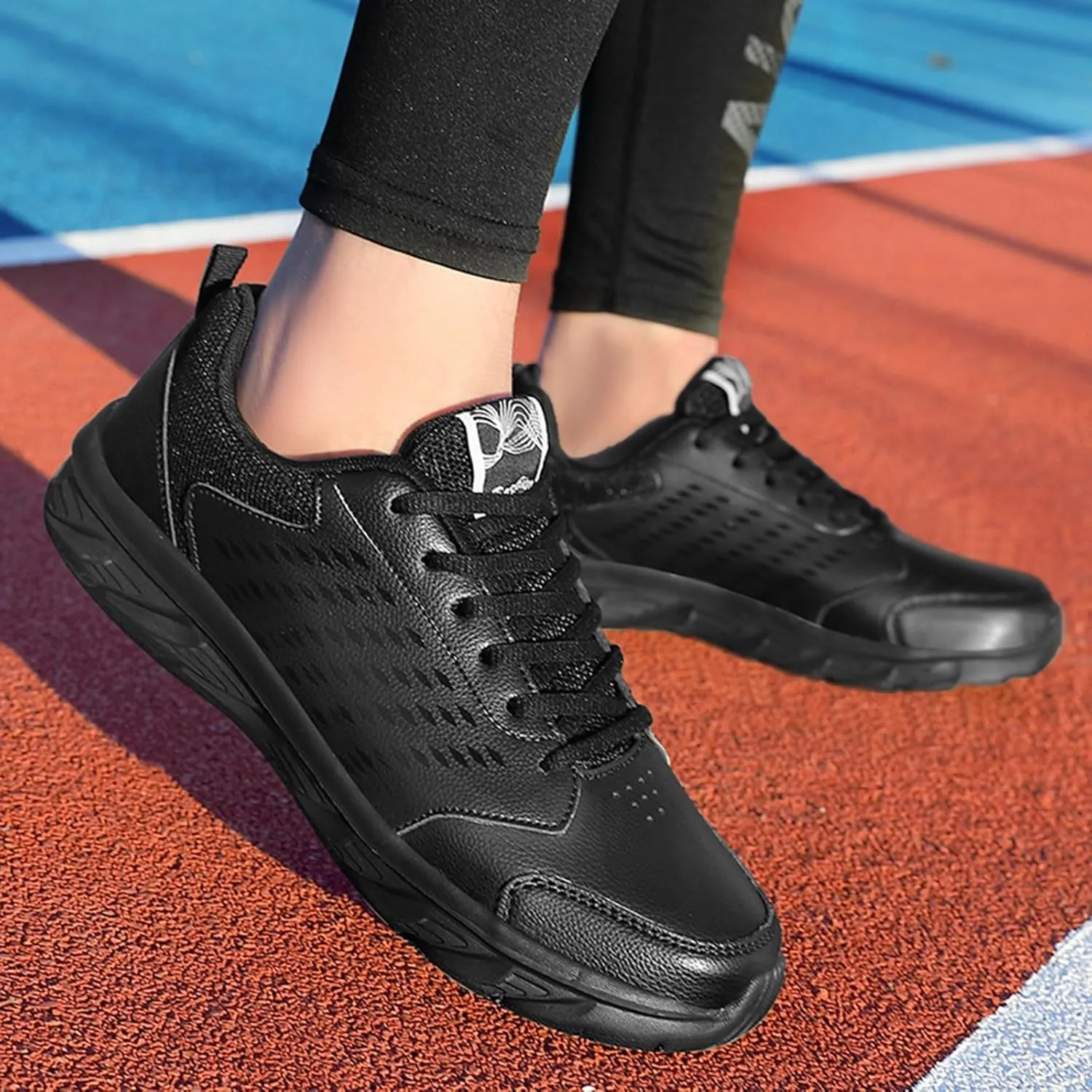 Mens Slip on Sneakers Black Shoes Mens Slip on Walking Shoes Blade Tennis Shoes Mens Tennis Shoes Tennis Court Shoes