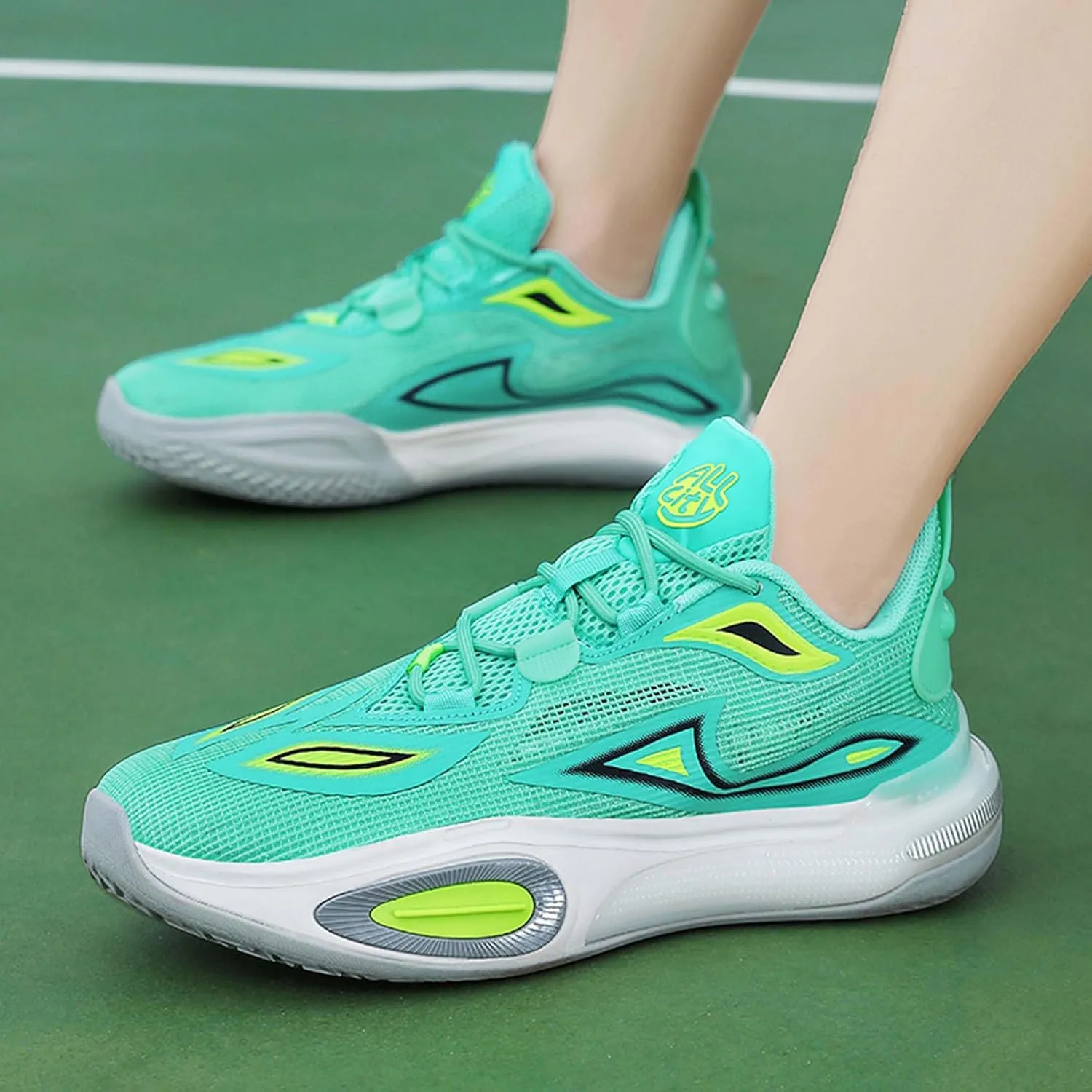 Men's Sports Basketball Shoes Fashion Sneakers Non-Slip Breathable Training Running Shoes Women's Outdoor Tennis Fitness Walking Sneakers
