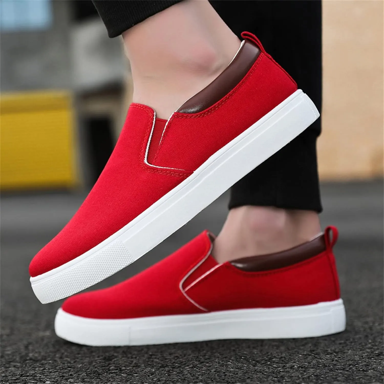 Men's Stretch Memory Foam Shoes Breathable and Light Outdoor Comfy Walking Shoe Business Casual Versatile Shoes