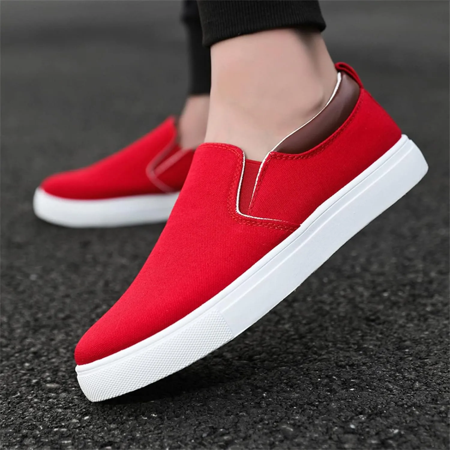 Men's Stretch Memory Foam Shoes Breathable and Light Outdoor Comfy Walking Shoe Business Casual Versatile Shoes