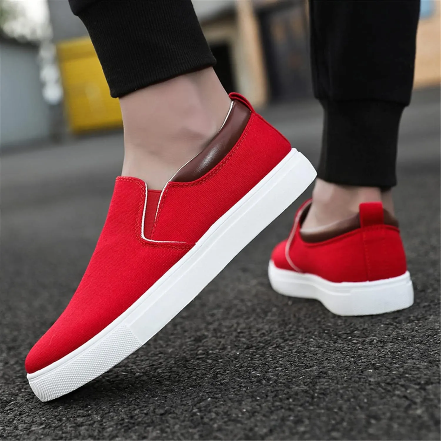 Men's Stretch Memory Foam Shoes Breathable and Light Outdoor Comfy Walking Shoe Business Casual Versatile Shoes