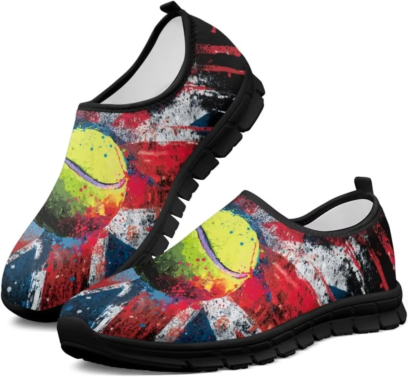Men's Supportive Running Shoes Fashion Casual Athletic Shoes Elastic Cushioned Walking Travel Shoe for Daily Dating Size 5-14 Black Sole