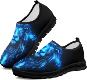 Men's Supportive Running Shoes Fashion Casual Athletic Shoes Elastic Cushioned Walking Travel Shoe for Daily Dating Size 5-14 Black Sole