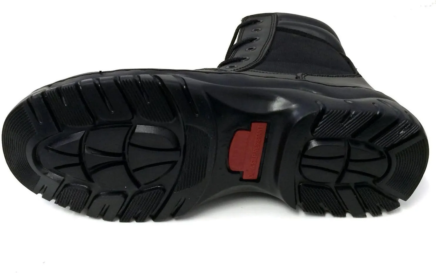 Men's Tactical Boots Black Side Zipper 8" Combat Military Swat Work Shoes