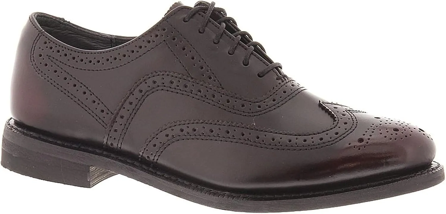 Men's Wingtip Oxford, 11.5 3E US, Burgundy