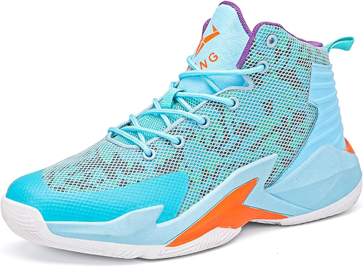 Men's Women's Fashion Basketball Shoes Lightweight High Top Sneakers Teenagers School Training Non-Slip Running Shoes Outdoor Casual Walking Shoes