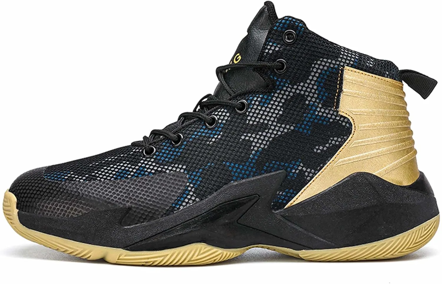 Men's Women's Fashion Basketball Shoes Lightweight High Top Sneakers Teenagers School Training Non-Slip Running Shoes Outdoor Casual Walking Shoes