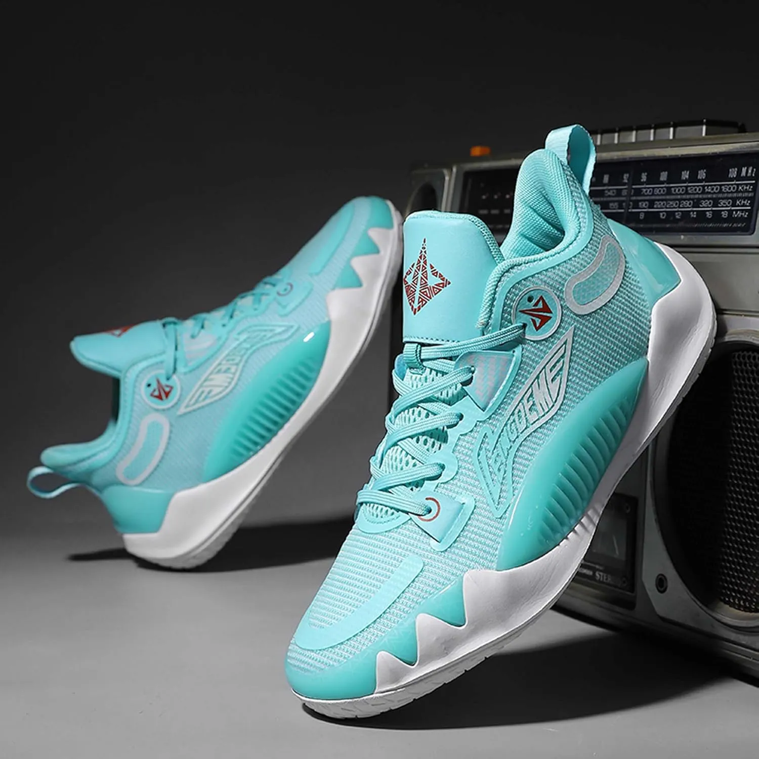 Men's Women's Unisex High Top Basketball Shoes with Arch Support and Non-Slip Design,Outdoor Walking Running Training Fitness Casual Fashion Sneakers