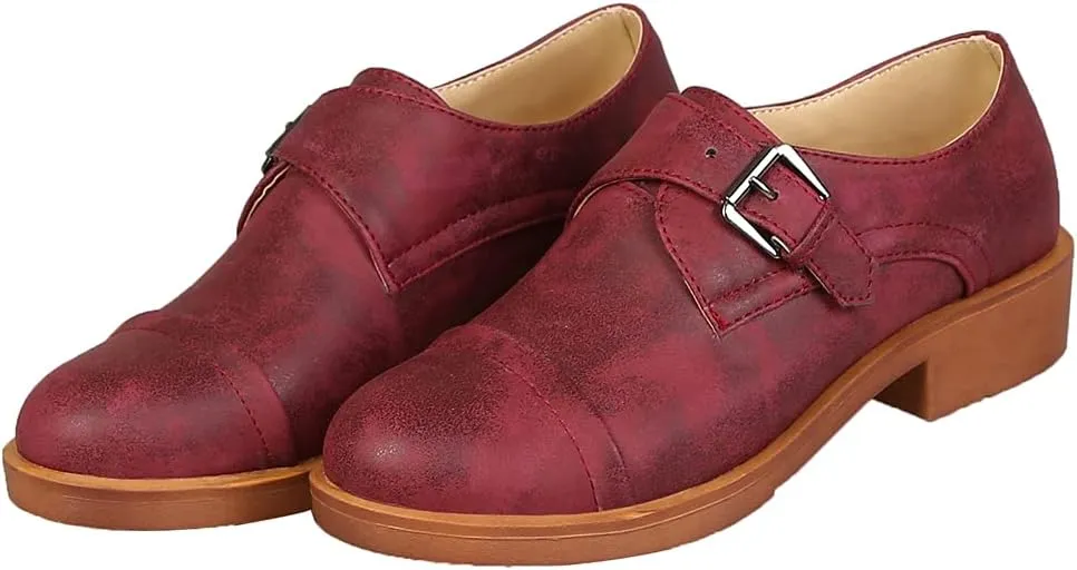 MIOKE Women's Classic Slip On Tassel Penny Loafers Patent Leather Flat Low Heel Fringed School Oxford Shoes