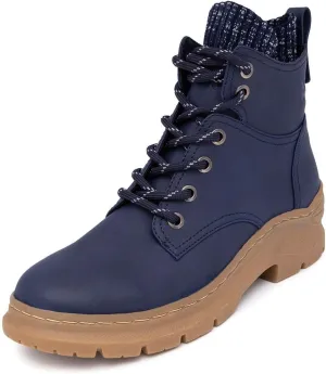 Nautica Women's Winter Hiking Boots - Warm Explorer No-Slip Lace-Up Ankle Bootie Hikes Adventures, and Outdoor Exploration, Insulated, Anti-Slip, and Grip Sole Footwear for Ladies