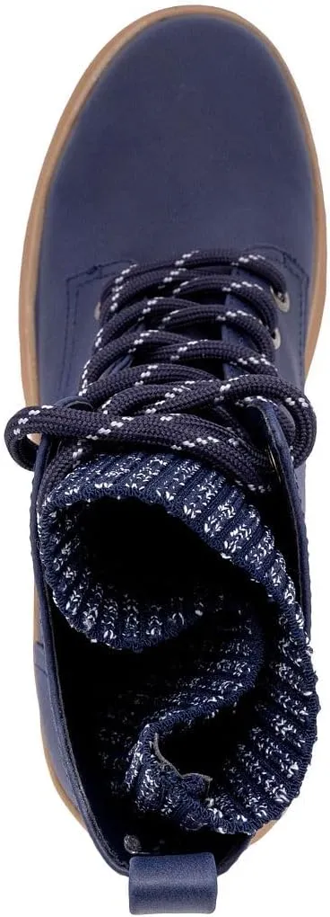 Nautica Women's Winter Hiking Boots - Warm Explorer No-Slip Lace-Up Ankle Bootie Hikes Adventures, and Outdoor Exploration, Insulated, Anti-Slip, and Grip Sole Footwear for Ladies