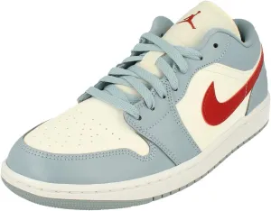 NIKE Women's Sneaker, Sail Dune Red Blue Grey White, 11.5