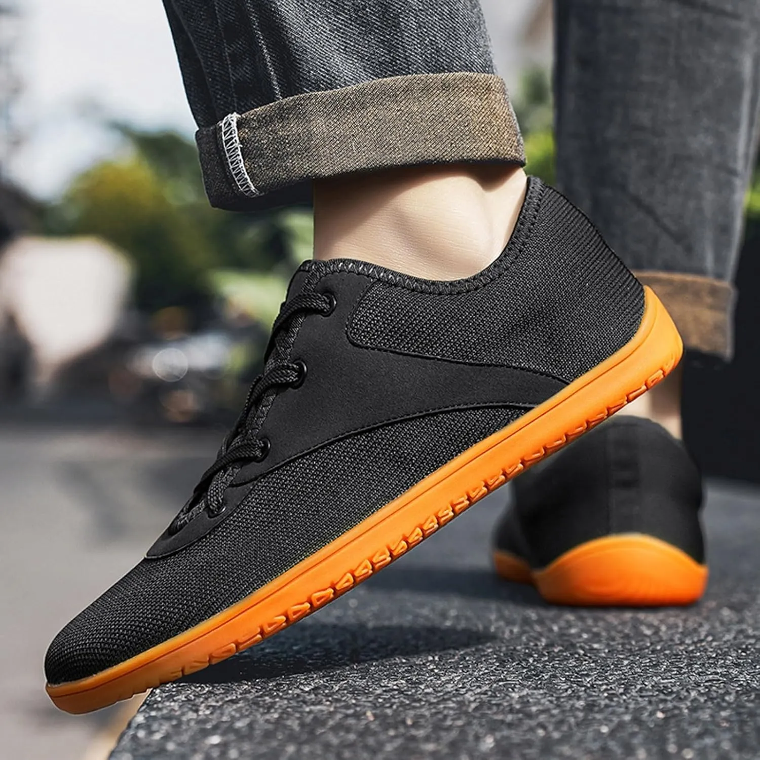 Non Slip Work Sport Shoes for Men Comfortable Breathable Lightweight Tennis Shoe Arch Support Plantar Fasciitis