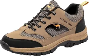 Non Slip Work Sport Shoes for Men Lace Up Lightweight Breathable Fashion Sneaker Men's Comfortable Dress Shoes