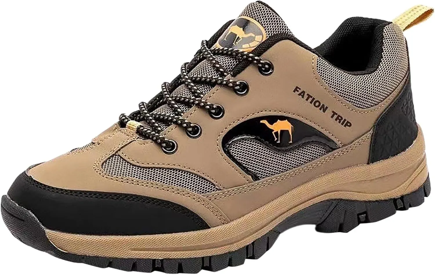 Non Slip Work Sport Shoes for Men Lace Up Lightweight Breathable Fashion Sneaker Men's Comfortable Dress Shoes