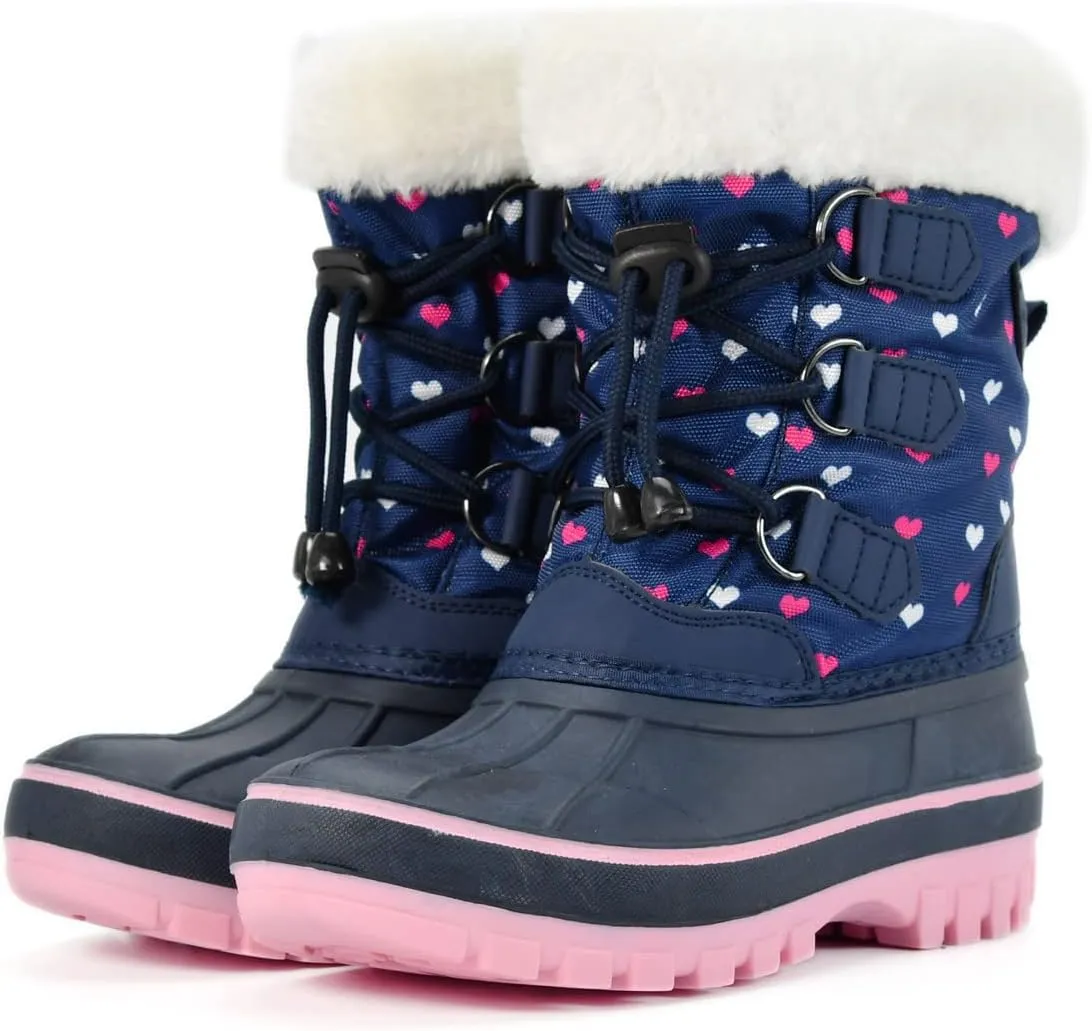 Nova Mountain Boy's and Girl's Waterproof Winter Snow Boots