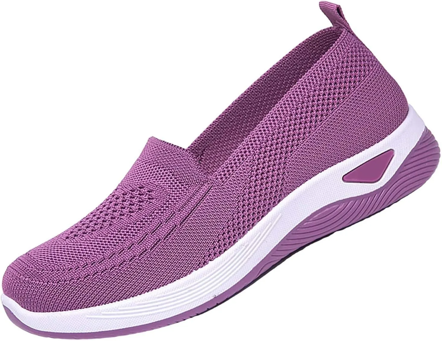 Orthopedic Slip On Shoes for Women Comfortable Orthotic Slip On Casual Sneakers Breathable Lightweight Walking Shoes