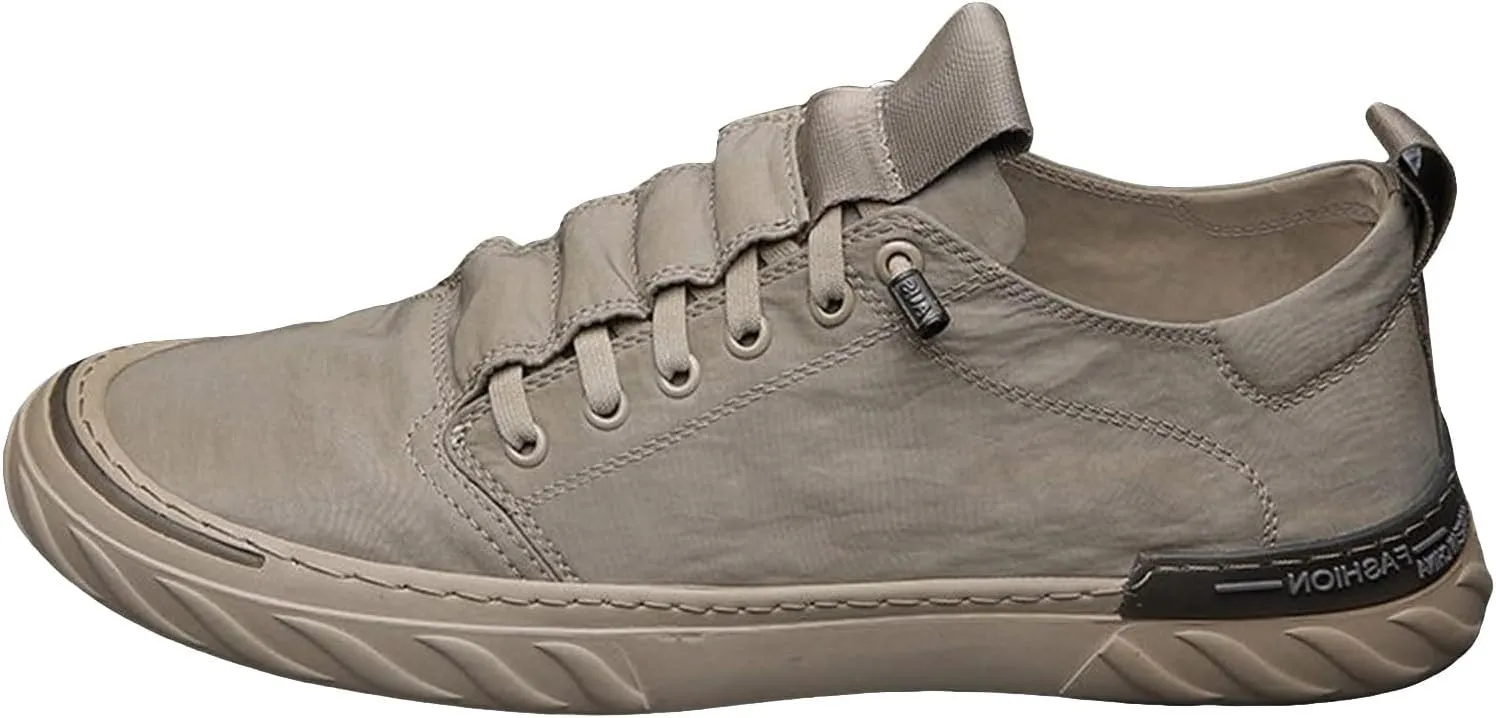 Outdoor Jogging Sneakers for Men Breathable Elastic Fly Woven Mesh Sneaker Memory Foam Versatile Shoes for Men
