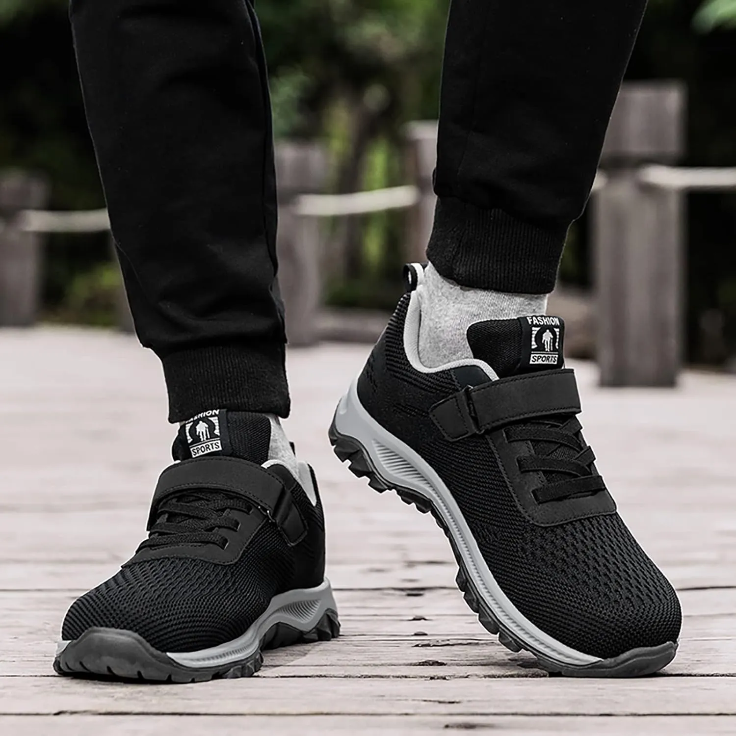 Outdoor Jogging Sneakers for Men Casual Sneaker Mesh Breathable Walking Shoe Athletic Fashion Sneakers for Men