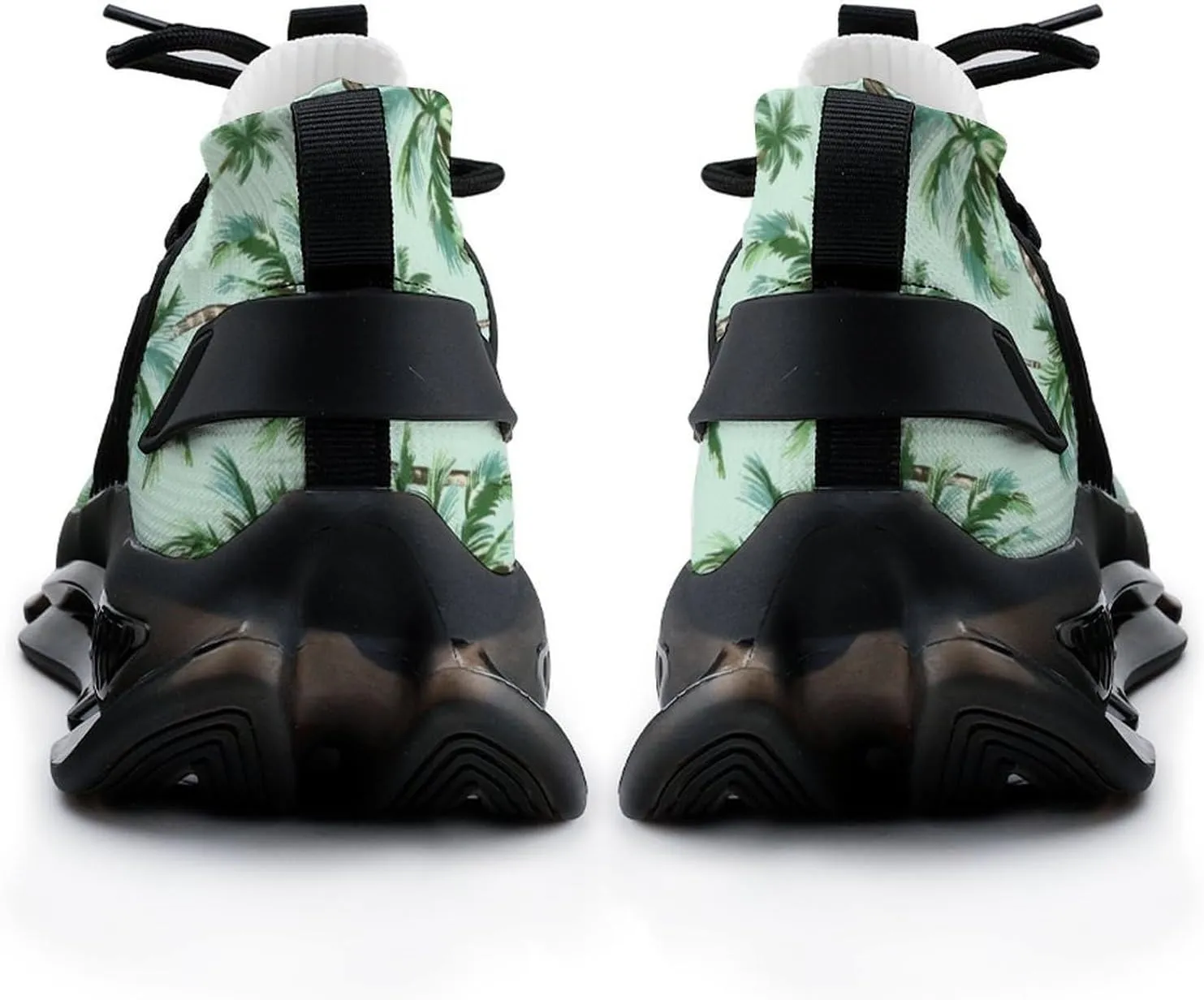 Palm Trees Men's Running Shoes Lightweight Walking Shoe Breathable Sneaker