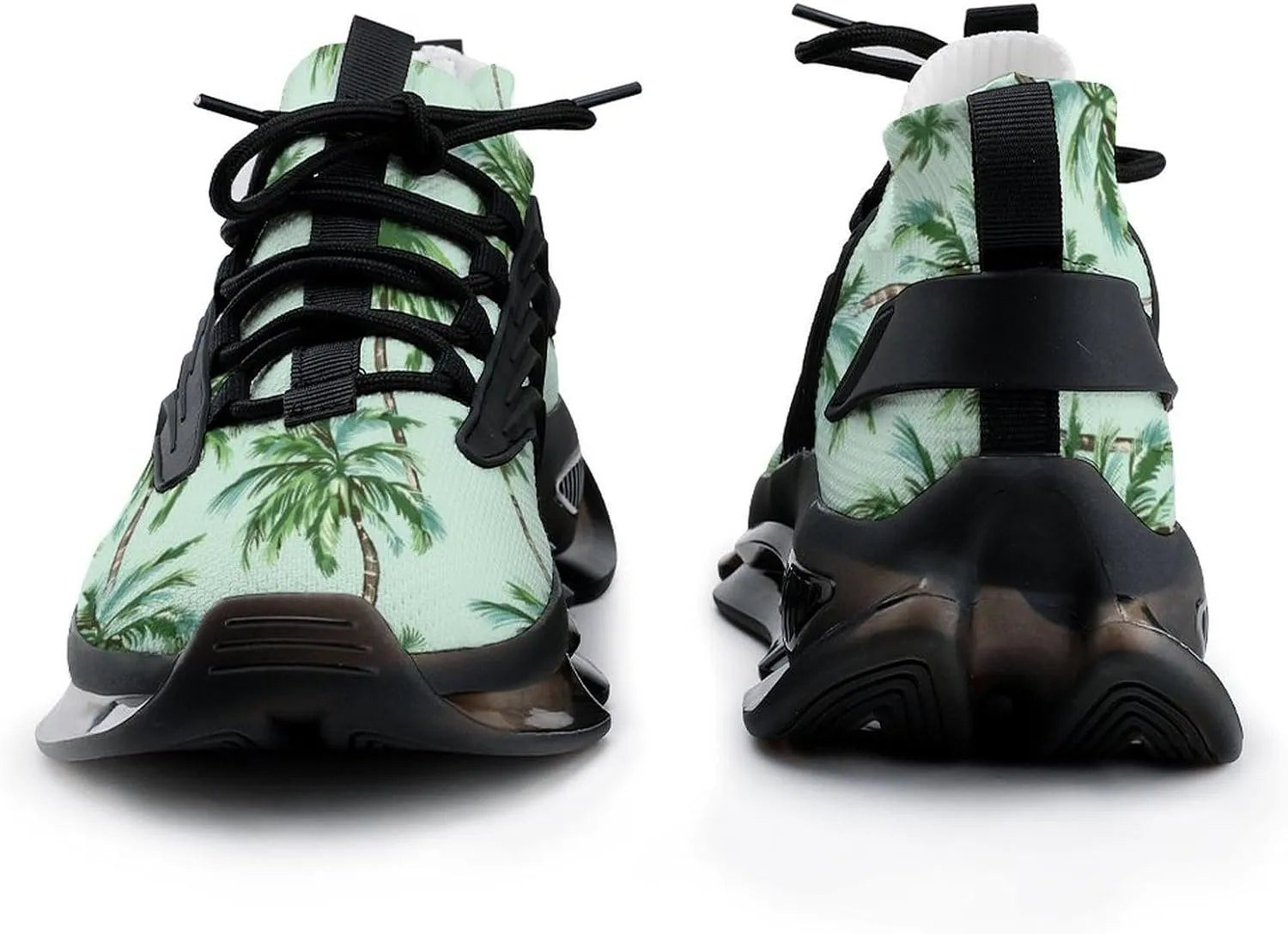 Palm Trees Men's Running Shoes Lightweight Walking Shoe Breathable Sneaker