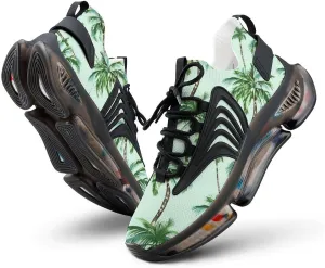 Palm Trees Men's Running Shoes Lightweight Walking Shoe Breathable Sneaker
