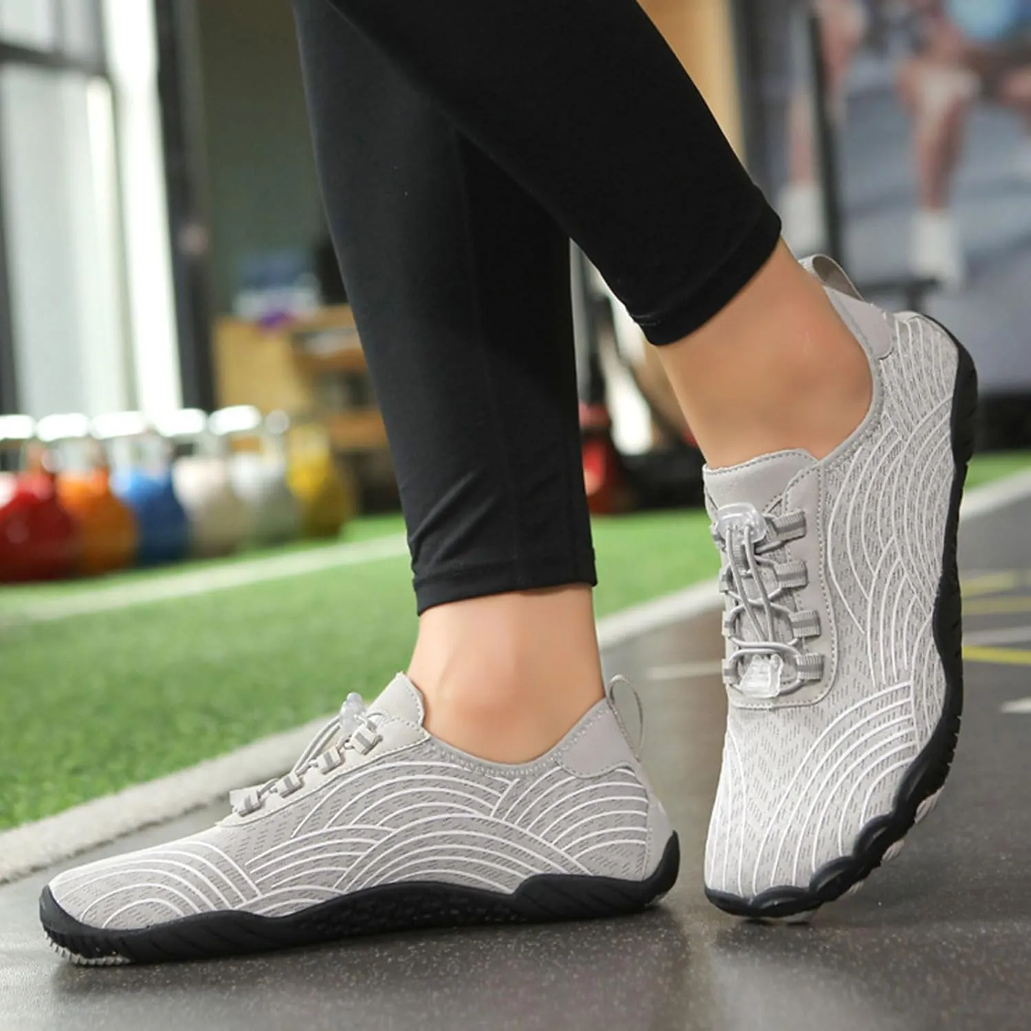 Pro Barefoot Shoes Women Men Barefoot Quick-Dry Outdoor Athletic Shoes Trainers with Arch Support Breathable Wide Swim Walking Anti Slip Sneakers Sports Pool Swim Surf Travel Beach Walking