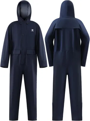 Rain Suits for Men Women Waterproof One Piece Rain Gear Heavy Duty Workwear