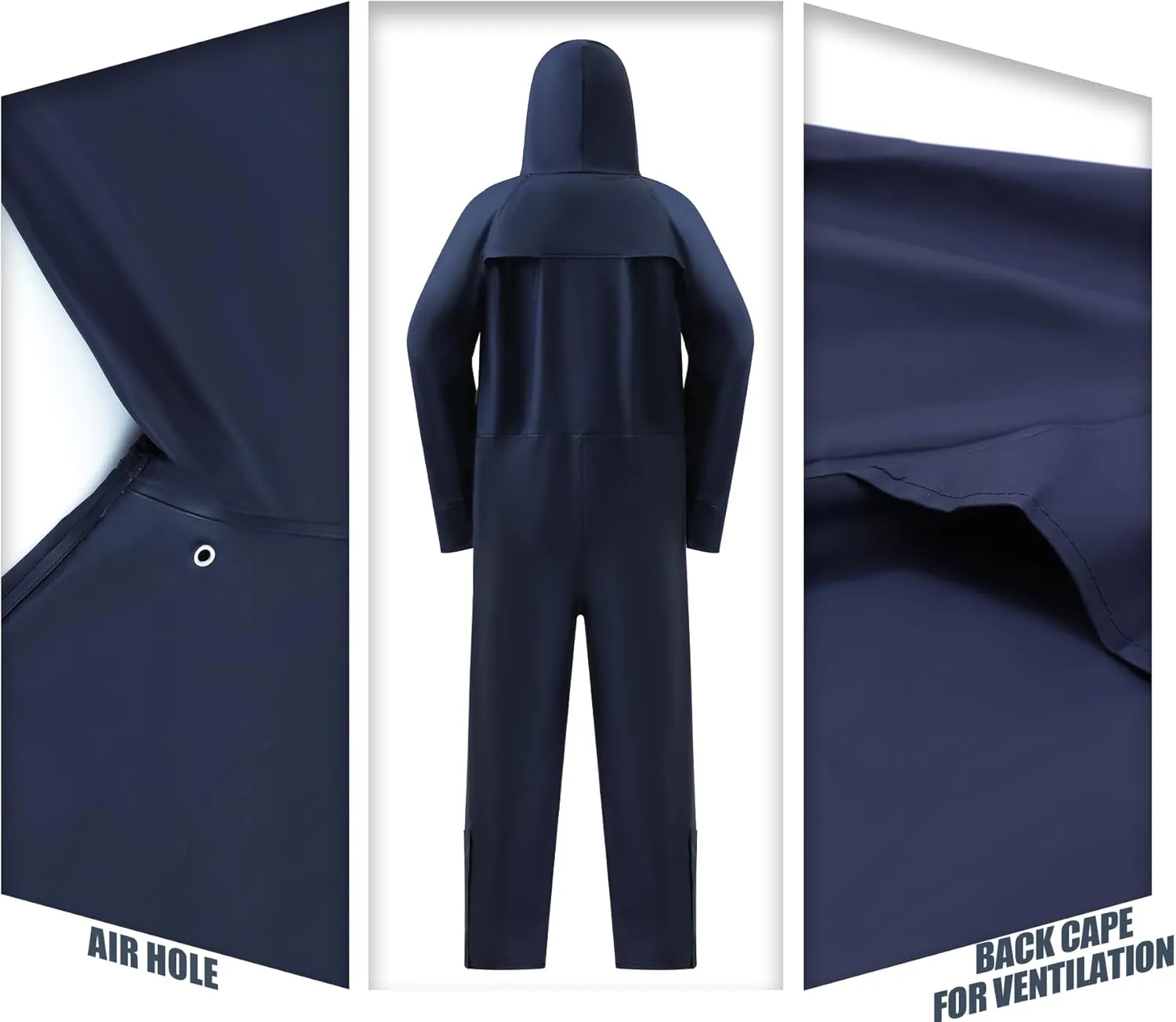Rain Suits for Men Women Waterproof One Piece Rain Gear Heavy Duty Workwear