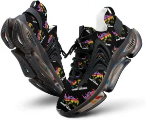 Rainbow Rhinoceros Men's Running Shoes Lightweight Walking Shoe Breathable Sneaker