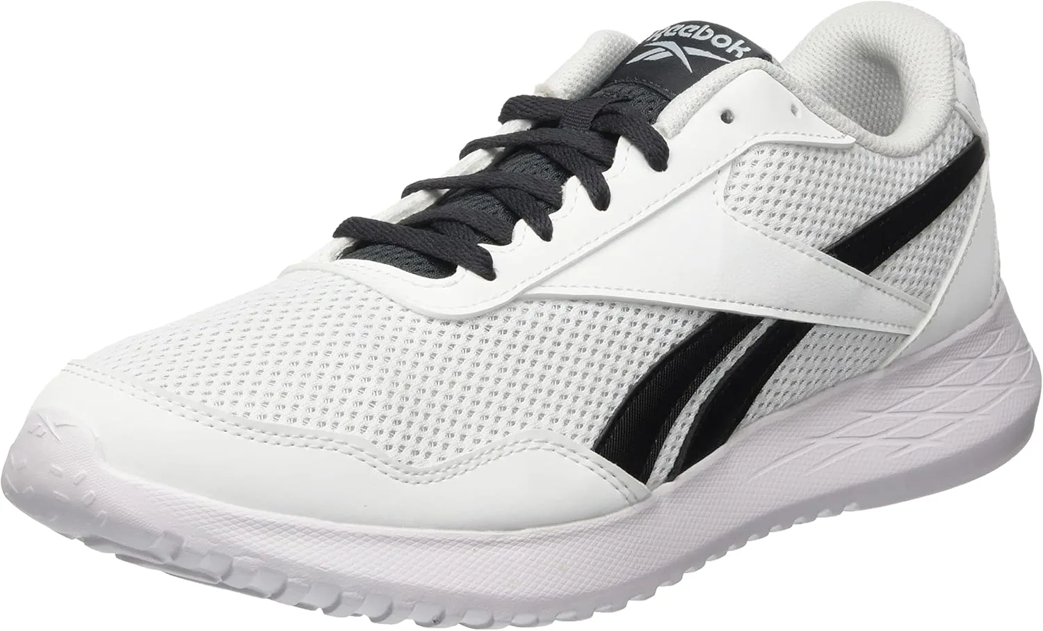 Reebok Men's Energen Lite Shoes Running Training Walking Athletic New (8.5, White/Black, Numeric_8_Point_5)