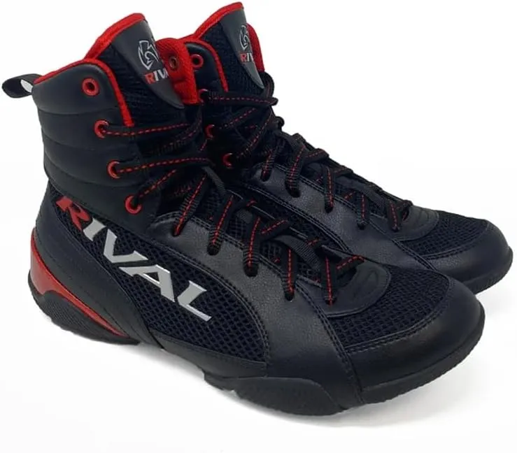 RIVAL Boxing RSX-Guerrero Deluxe Mid-Top Boxing Shoes with Improved Inner Fitting