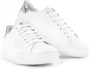 Sneakers | 100% Made in Italy White Sneakers - Real Italian Leather Tennis Shoes - Casual Dress for Walking, Work and Daily Wear - Comfortable, Lightweight, Everyday Fashion Footwear