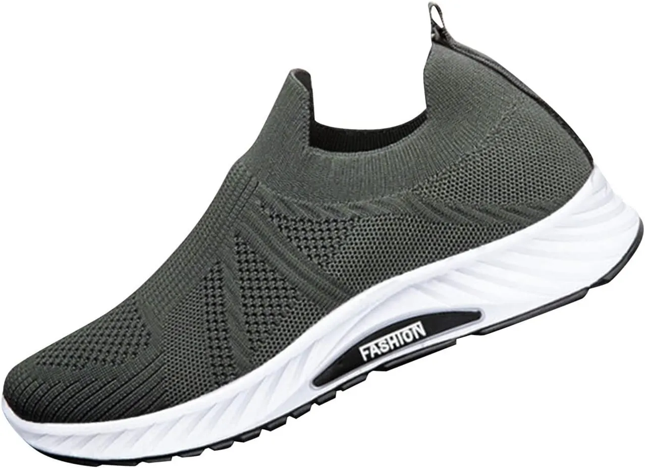 Sneakers Business Breathable Wedges Slip on Men's Fashion Casual Outdoor Breathable Leisure Shoes Men's